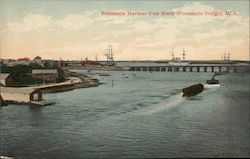 Fremantle Harbour from North (Fremantle Bridge) Postcard