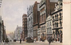 Collin's Street, Melbourne Postcard