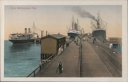 Port Melbourne Pier Postcard