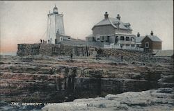 The Derwent Lighthouse Hobart, Tasmania Australia Postcard Postcard Postcard