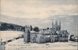 Winter, Boys' High School Dunedin, New Zealand Postcard Postcard Postcard
