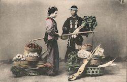 The Vegetable Seller Postcard