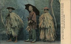 A group of street coolies Postcard