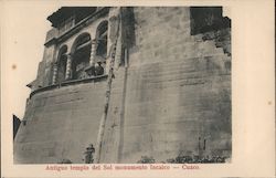 Ancient Incan temple of the sun Postcard