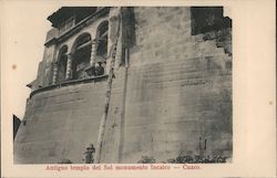 Ancient Incan temple of the sun Cuzco, Peru Postcard Postcard Postcard