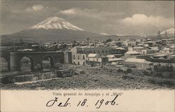 Vista General de Arequipa y el 'Misti" Postcard