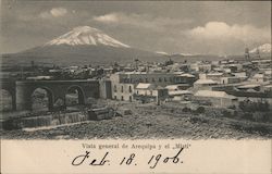 Vista General de Arequipa y el 'Misti" Peru Postcard Postcard Postcard