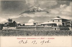 Observatorio Astronomico y el "Misti" - Arequipa Postcard