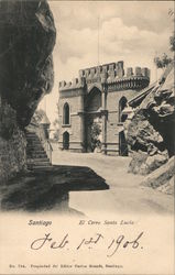 El Cerro Santa Lucia Postcard