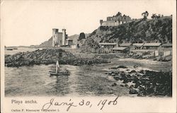 Playa ancha Postcard