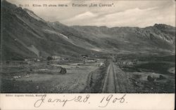 "The Caves" Station Argentina Postcard Postcard Postcard