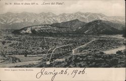 Silver Mountain, kilometer 49, 1277 m altitude Postcard
