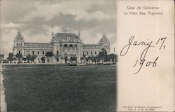 Casa de Gobierno La Plata, Argentina Postcard Postcard Postcard