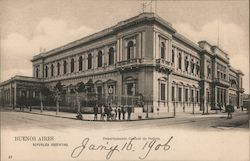 Central police department Postcard