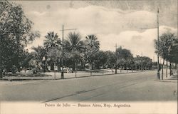 Paseo de Julio Buenos Aires, Rep. Argentina Postcard