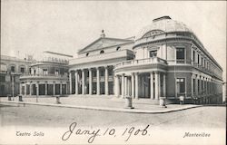 Teatro Solis Montevideo, Uruguay Postcard Postcard Postcard