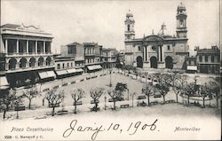 Plaza Constitucion Postcard