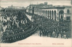 Reception of Dr. Mariano Soler, First Archbishop of Montevideo Postcard