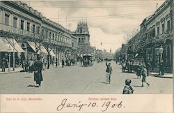 Calle 18 de Julio - Montevideo Postcard