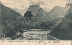 Estrada da vista Chineza. Rio de Janeiro Postcard