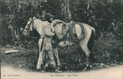Un Vaqueiro Postcard