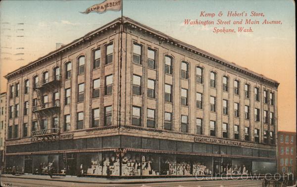 Kemp & Hebert's Store, Washington Street and Maine Avenue Spokane