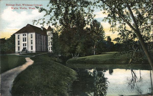 Billings Hall, Whitman Collegw Walla Walla Washington