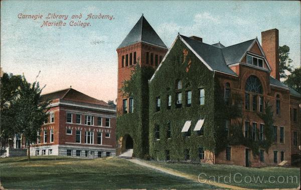 Carnegie Library and Academy, Marietta College Ohio