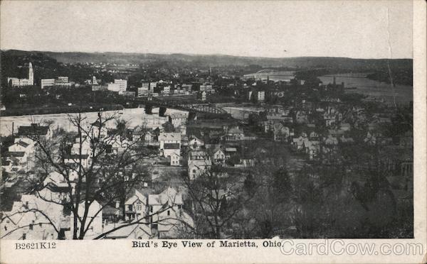 Bird's Eye View of Marietta, Ohio
