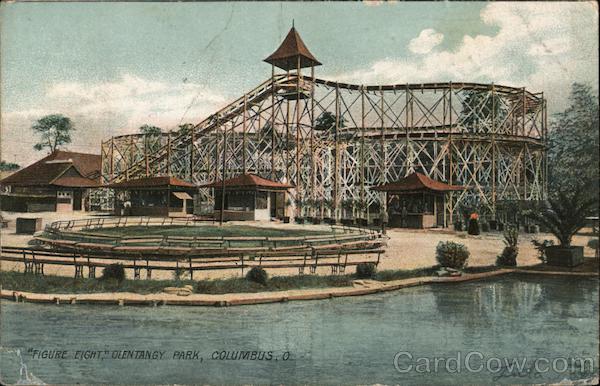 Figure Eight Coaster, Olentangy Park Columbus Ohio