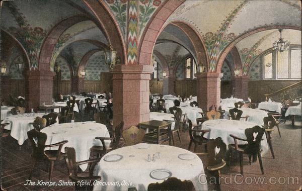 The Kneipe, Sinton Hotel Cincinnati Ohio