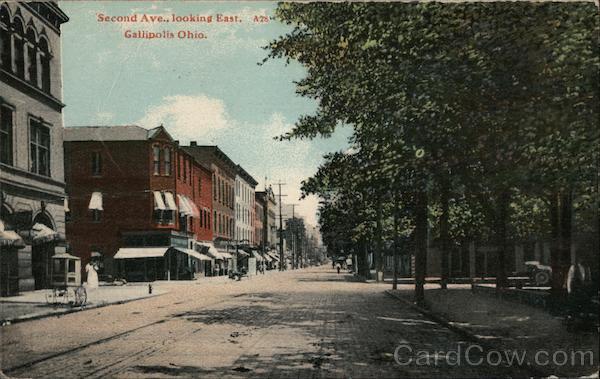 Second Avenue Looking East Gallipolis Ohio