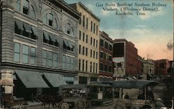 Gay Street South of Southern Railway Viaduct (Wholesale District) Knoxville, TN Postcard Postcard Postcard