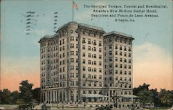 The Georgian Terrace, Tourist and Residential, Atlanta's New million-Dollar Hotel, Peachtree and Ponce de Leon Avenue Postcard