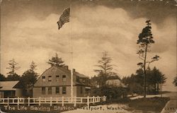 The Life Saving Station Westport, WA Postcard Postcard Postcard