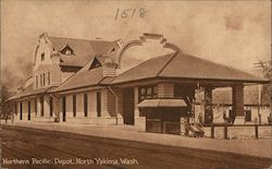 Northern Pacific Depot Yakima, WA Postcard Postcard Postcard