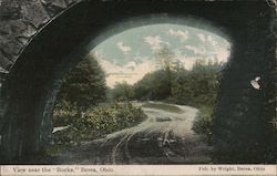 View near the "Rocks" Berea, OH Postcard Postcard Postcard