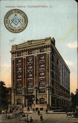 Masonic Temple Youngstown, OH Postcard Postcard Postcard