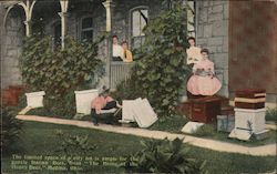 The Limited Space of a City Lot is Ample For the Gentle Italian Bees From the "Home of the Honey Bees" Medina, OH Postcard Postc Postcard