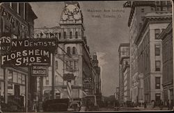 Madison Avenue looking West Postcard
