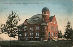 Morgan Gynasium, Mt. Union College Postcard