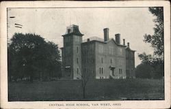 Central High School Postcard