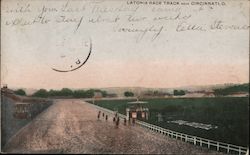 Latonia Race Track Postcard