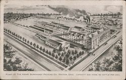 Plant of The Henry Burkhardt Packing Co. Postcard
