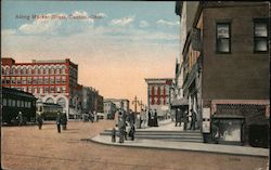 Along Market Street Postcard