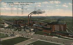 The Goodyear Tire and Rubber Company's Great Factory Akron, OH Postcard Postcard Postcard
