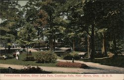 Pennsylvania Station, Silver Lake Park, Near Akron Postcard