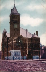 City Building Postcard