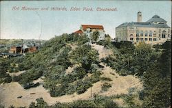 Art Museum and Hillside, Eden Park Postcard