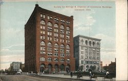 Society for Savings & Chamber of Commerce Buildings Postcard